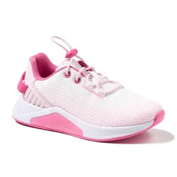 Vively Girls' Alvy Athletic Shoes, White/light Pink/dark Pink, Size 1