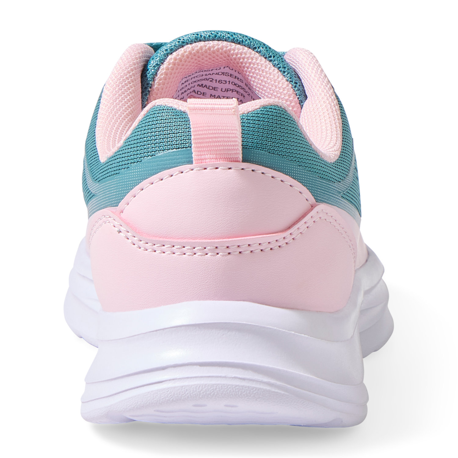 slide 2 of 6, Vively Girls' Galae Athletic Shoes Teal/Pink, Size 1, Size 1