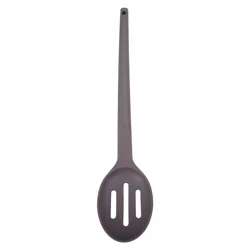 Grand Gourmet Silicone Slotted Spoon, Gray
