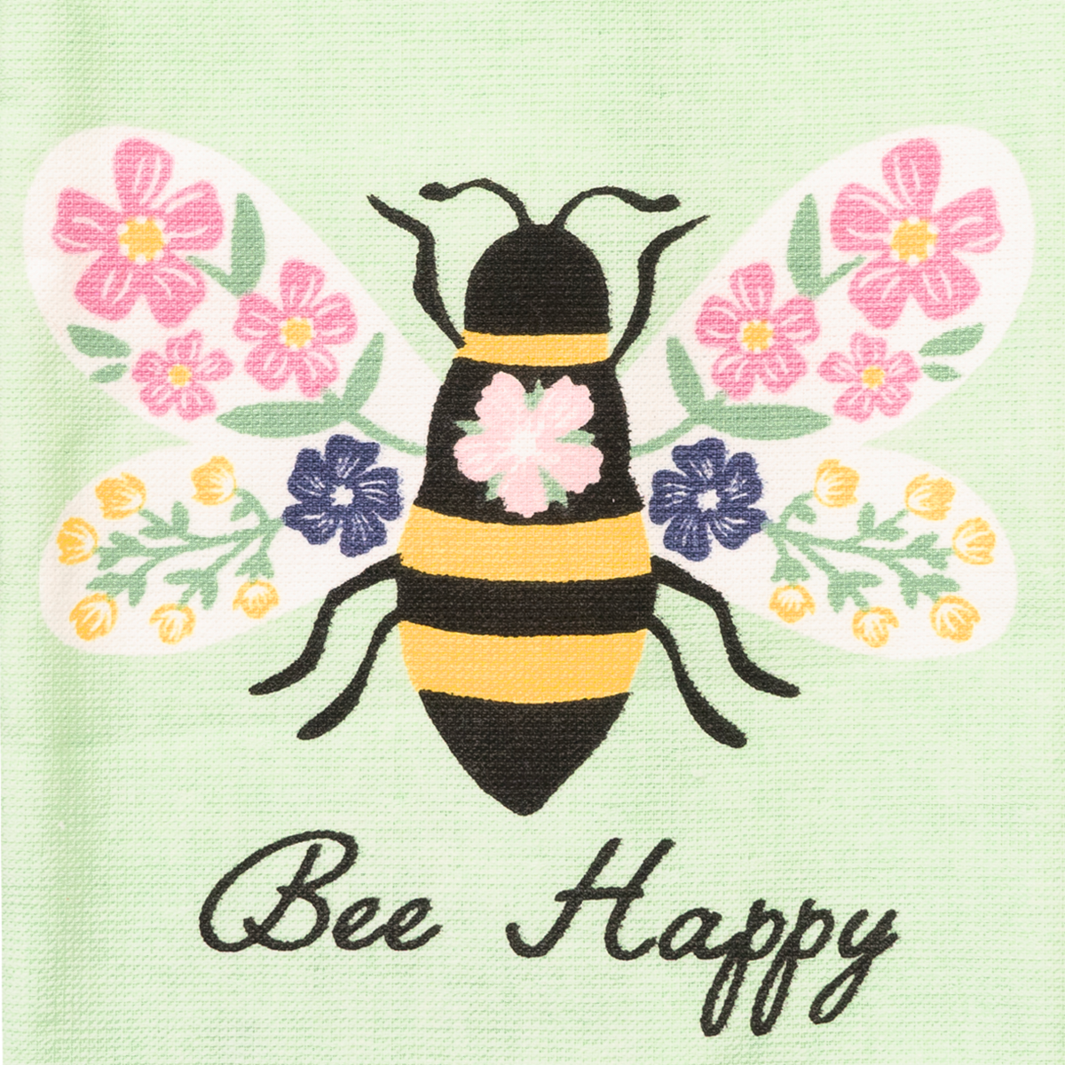 slide 5 of 5, Meijer Corporate Seasonal MCS Floral Bee Dual Kitchen Towel, 16 in x 26 in, 1 ct