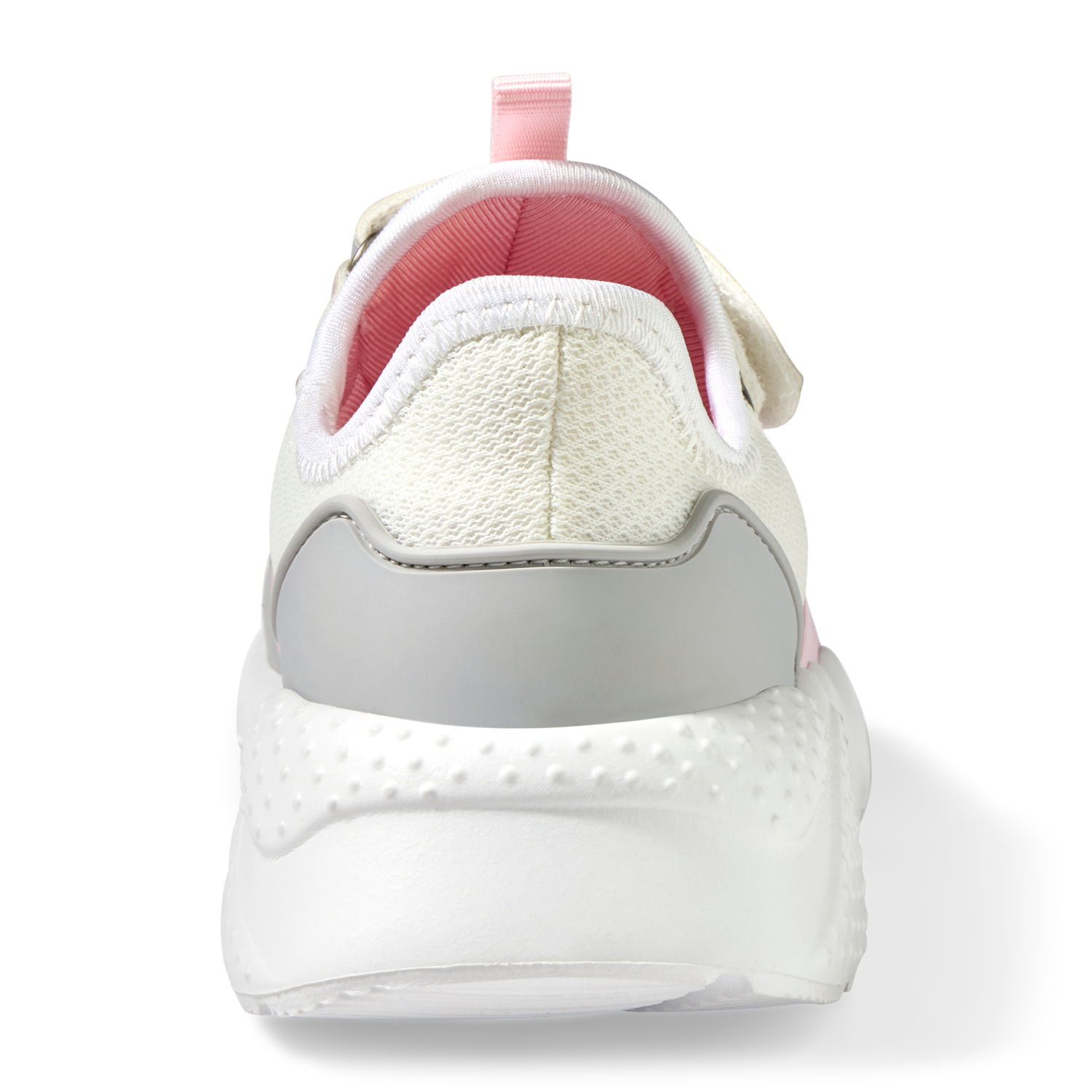 slide 2 of 6, Vively Girls' Josh Athletic Shoes White/Gray/Pink, Size 12, Size 12