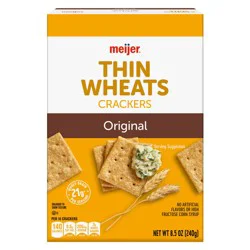 Meijer Original Thin Wheat Crackers, 8.5 Oz