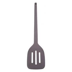 Grand Gourmet Silicone Slotted Turner, Gray