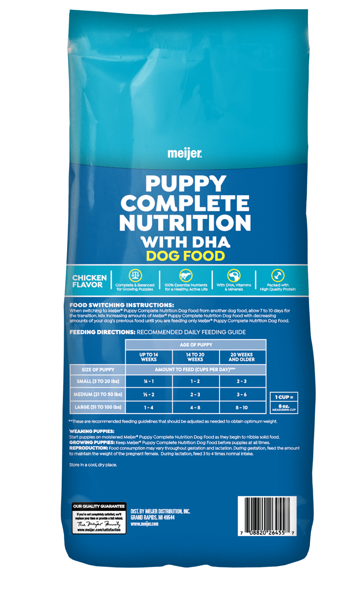 slide 2 of 2, Meijer Dry Puppy Food, Complete Nutrition with DHA, 4.4 lb