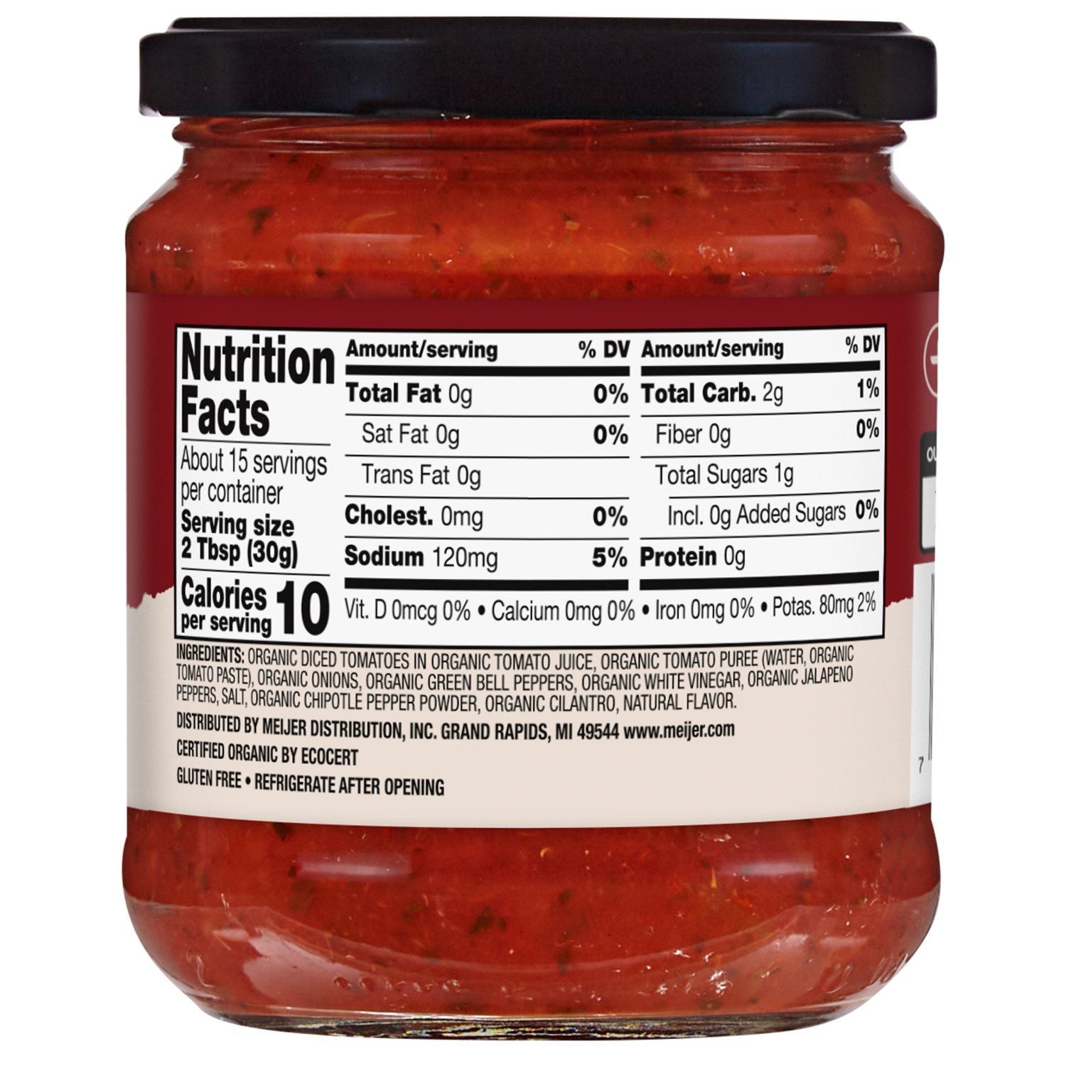 slide 2 of 8, True Goodness Organic Medium Chipotle Salsa, 16 oz, 16 oz