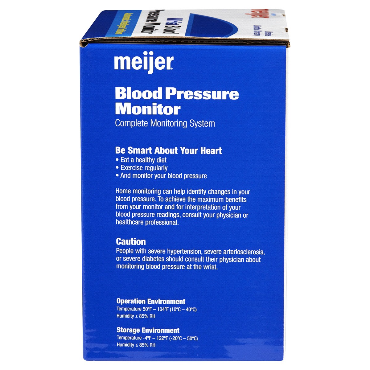 slide 2 of 4, Meijer Wrist Blood Pressure Monitor, 1 ct
