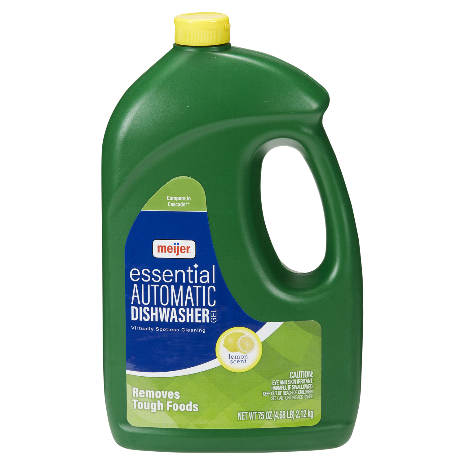 slide 1 of 5, Meijer Essential Lemon Automatic Dishwashing Gel, 75 oz