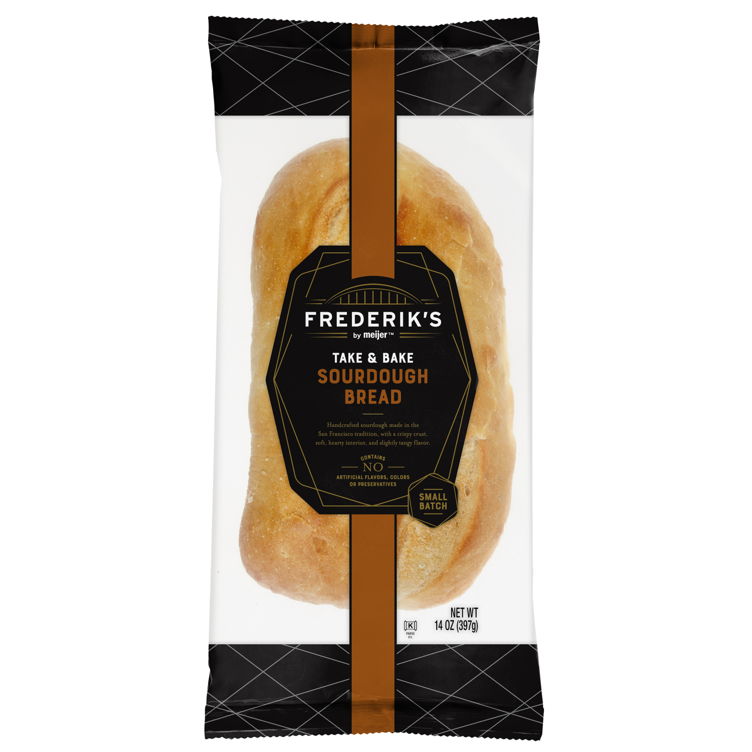 slide 1 of 2, FRESH FROM MEIJER Frederik's by Meijer Take & Bake San Francisco Style Sourdough Bread, 14 oz, 14 oz