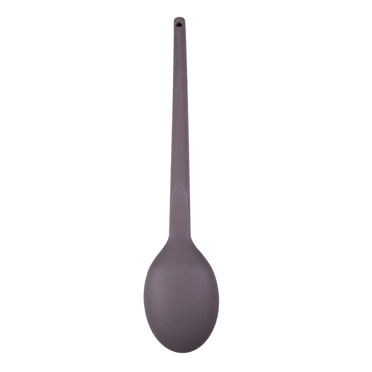 slide 2 of 3, Grand Gourmet Silicone Solid Spoon, Gray, 1 ct