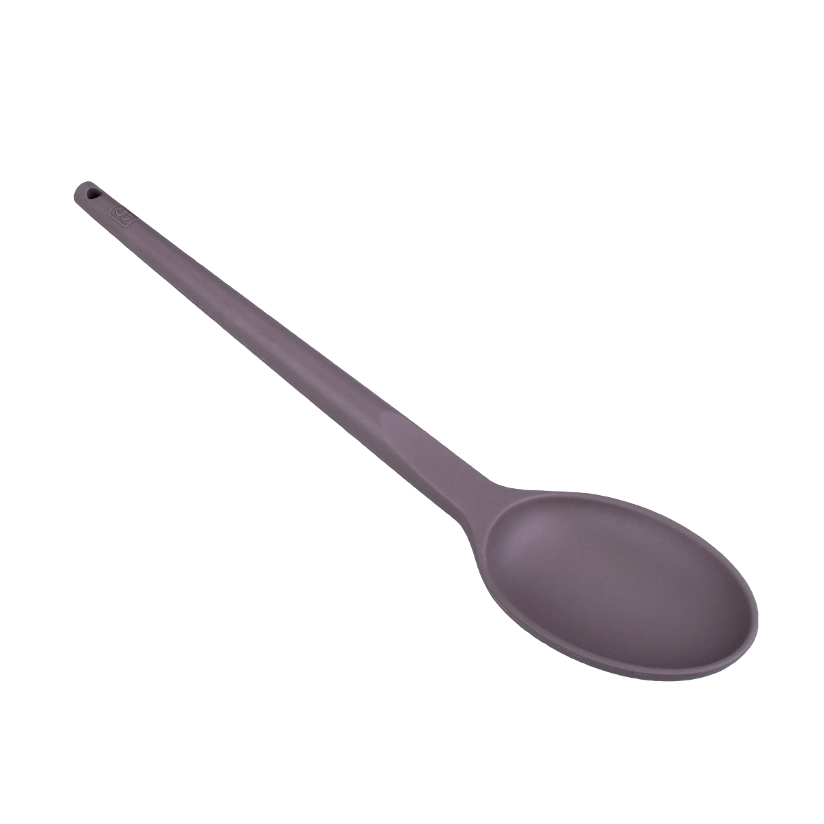 slide 3 of 3, Grand Gourmet Silicone Solid Spoon, Gray, 1 ct