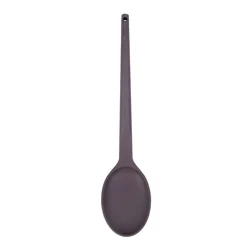 Grand Gourmet Silicone Solid Spoon, Gray