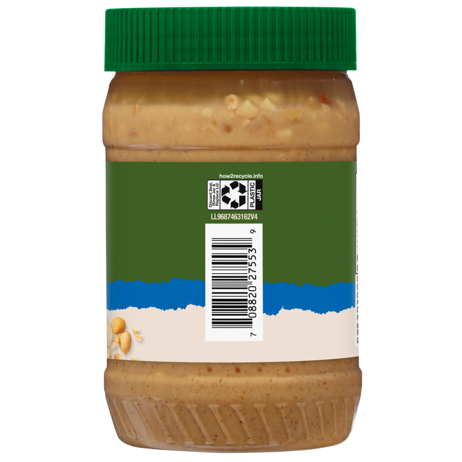 slide 3 of 3, True Goodness by Meijer Organic Crunchy Peanut Butter, 16 oz