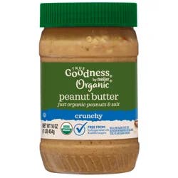 True Goodness by Meijer Organic Crunchy Peanut Butter
