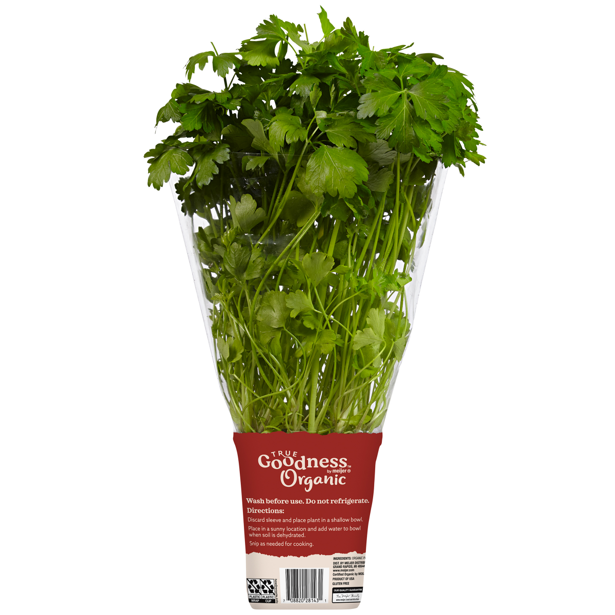 slide 2 of 2, True Goodness Organic Potted Parsley 4", 4 in