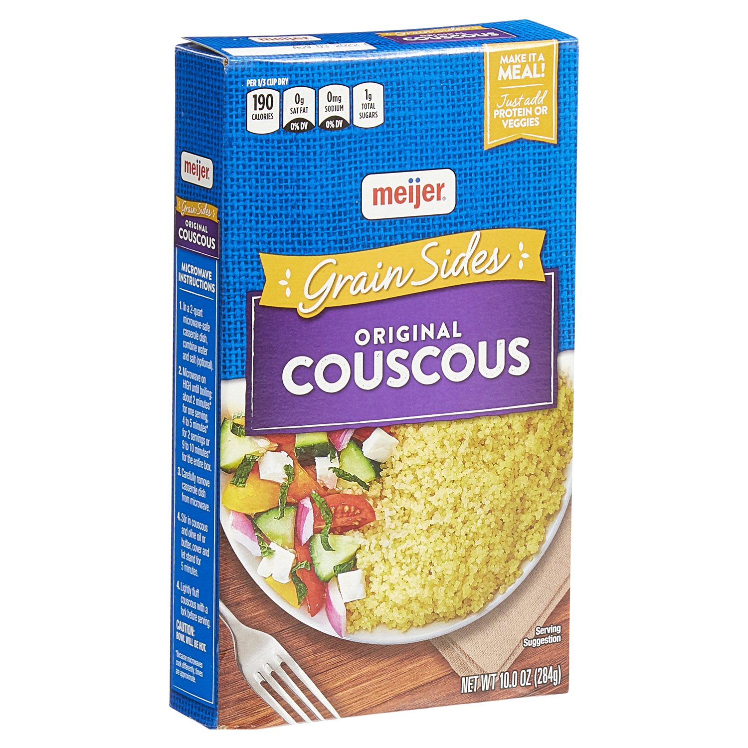 slide 4 of 5, Meijer Original Couscous Grain Sides, 10 oz