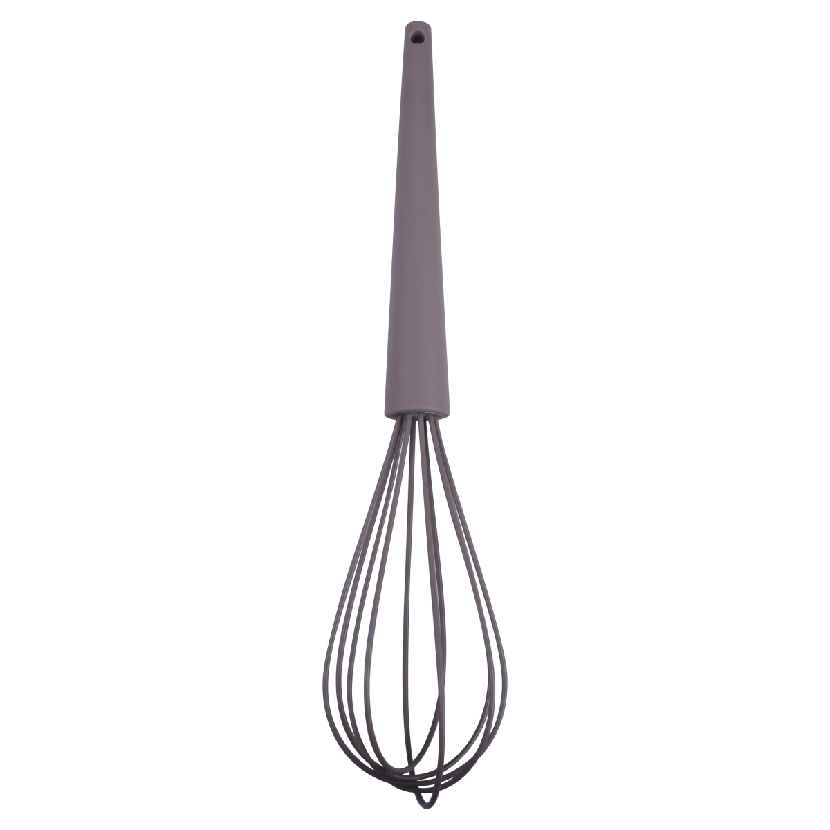 slide 2 of 3, Grand Gourmet Silicone Whisk, Gray, 12 in, 12 in
