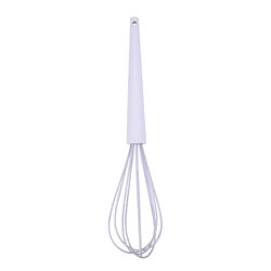 Grand Gourmet Silicone Whisk, Cream, 12 In