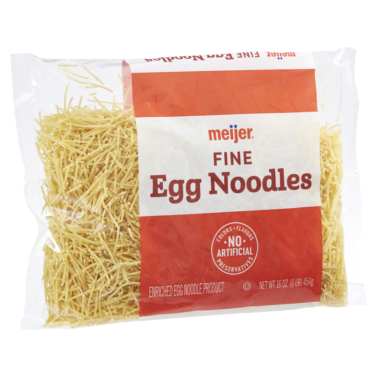 slide 4 of 5, Meijer Fine Egg Noodles, 16 oz