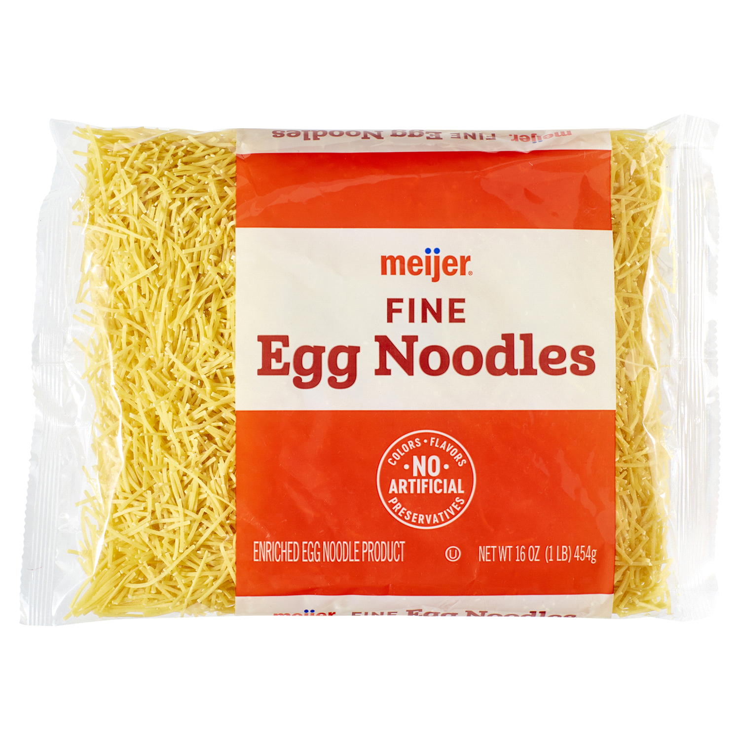 slide 1 of 5, Meijer Fine Egg Noodles, 16 oz