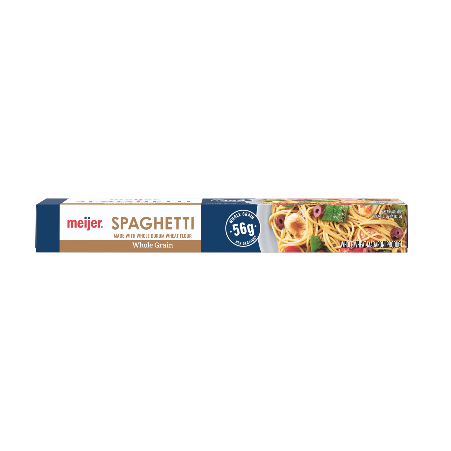 slide 3 of 4, Meijer Pasta Spaghetti Whole Grain, 16 oz