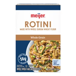 Meijer Pasta Rotini Whole Grain