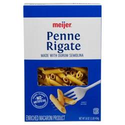 Penne Rigate Enriched Macaroni, 16 Oz