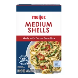 Meijer Pasta Medium Shells