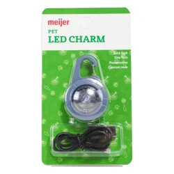 Meijer Led Pet Accessories Blue With Round