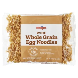 Meijer Egg Noodles Whole Grain Wide - 12 oz