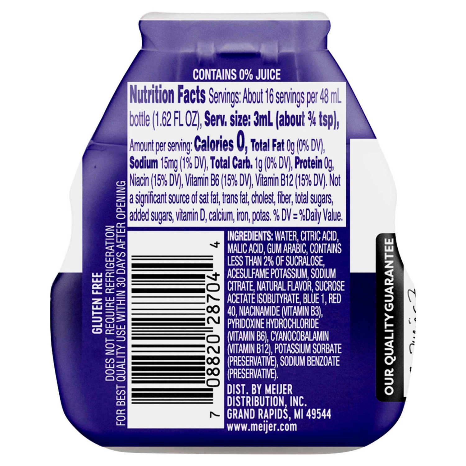 slide 2 of 2, Meijer Blackberry Citrus Liquid Water Enhancer - 1.62 oz, 1.62 oz