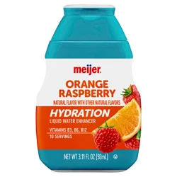 Meijer Orange Raspberry Hydration Liquid Water Enhancer - 3.11 oz