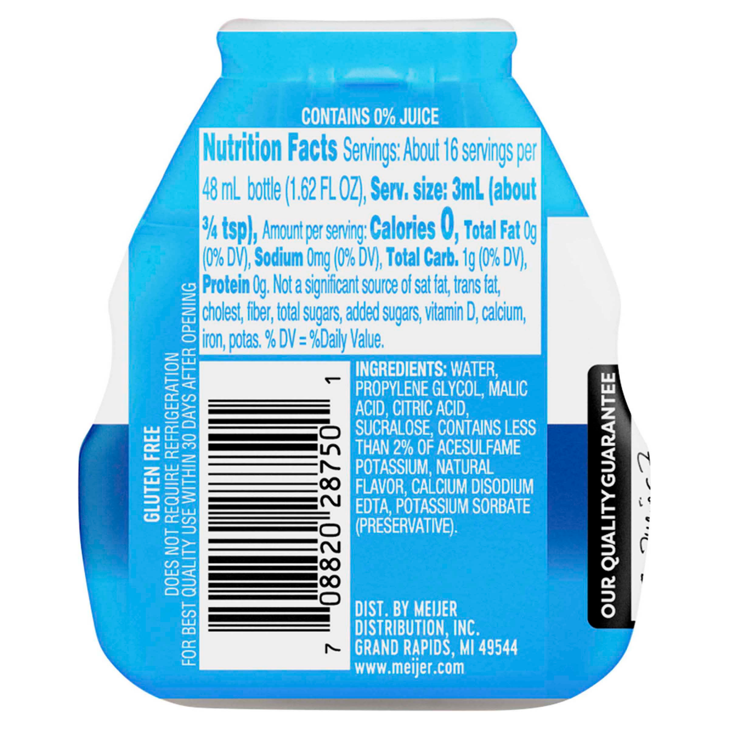 slide 2 of 2, Meijer Grape Clear Liquid Water Enhancer - 1.62 oz, 1.62 oz