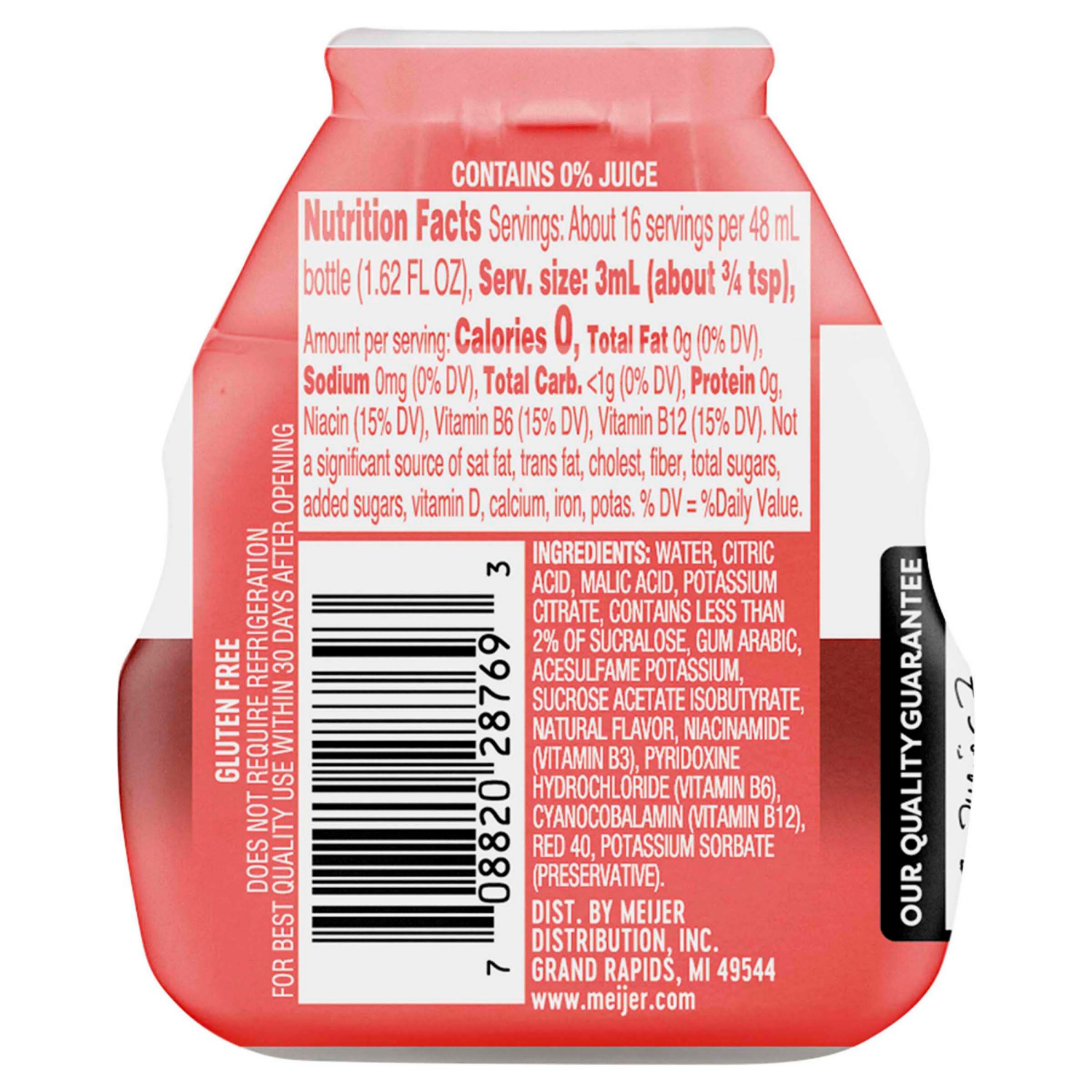 slide 2 of 2, Meijer Guava Liquid Water Enhancer - 1.62 oz, 1.62 oz