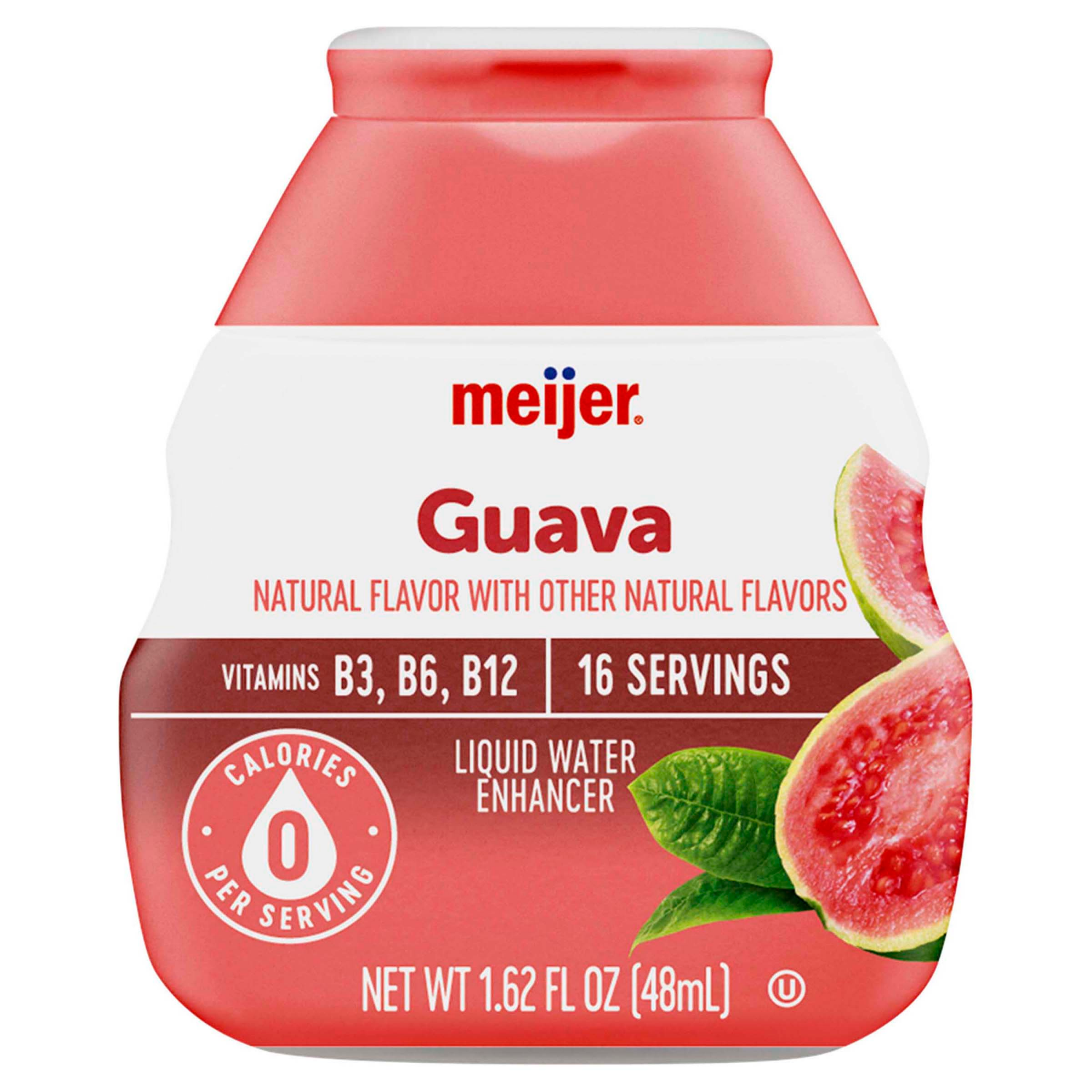 slide 1 of 2, Meijer Guava Liquid Water Enhancer - 1.62 oz, 1.62 oz