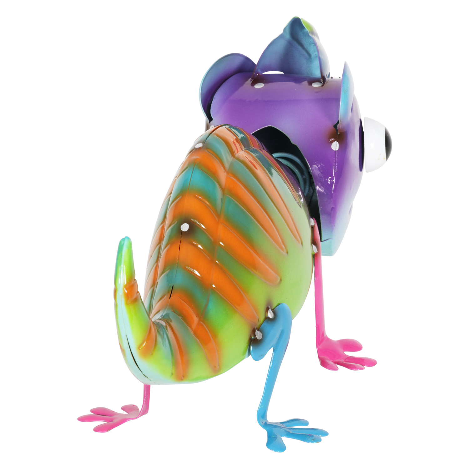 slide 2 of 7, ROOM & RETREAT Metal Colorful Chameleon, 8 in