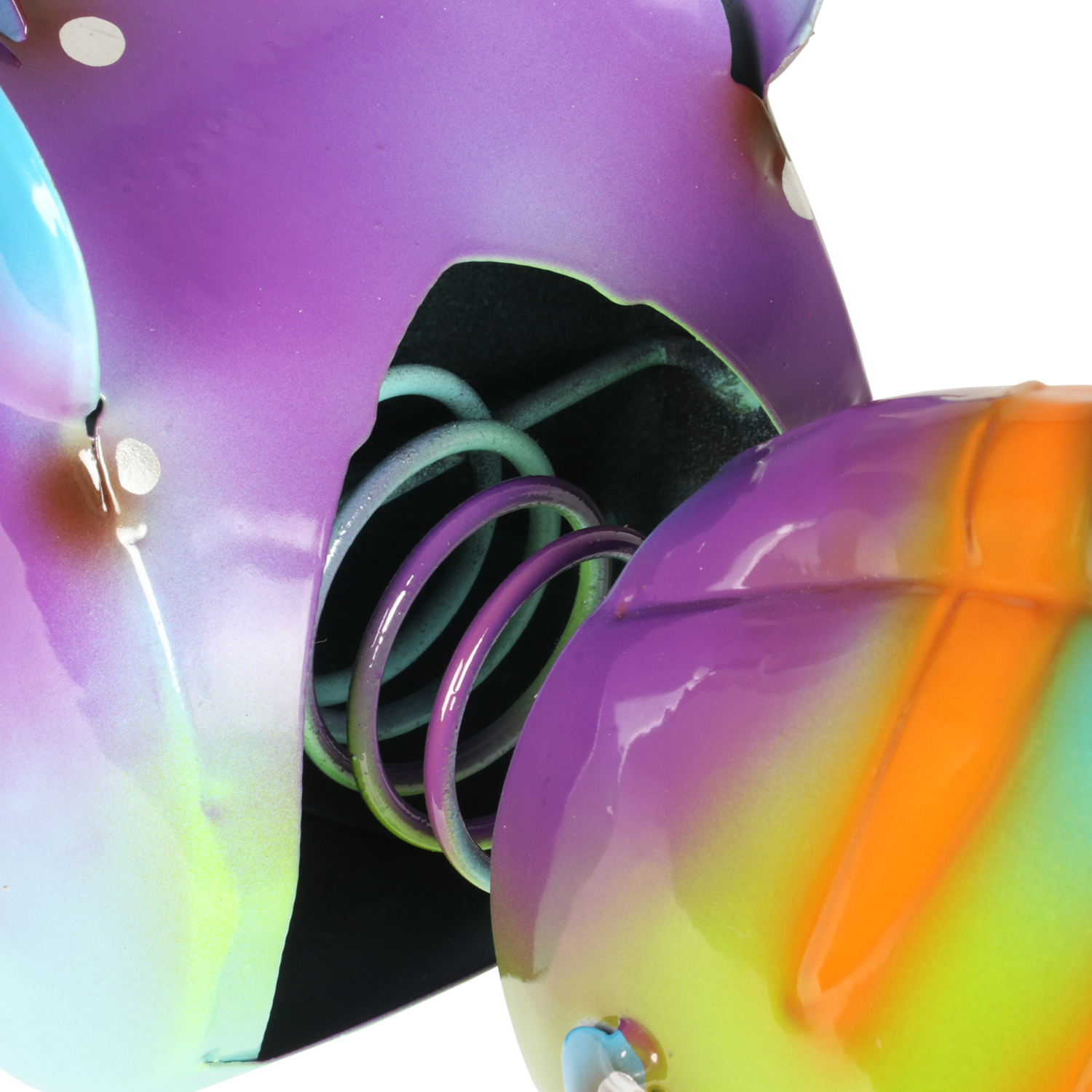 slide 6 of 7, ROOM & RETREAT Metal Colorful Chameleon, 8 in