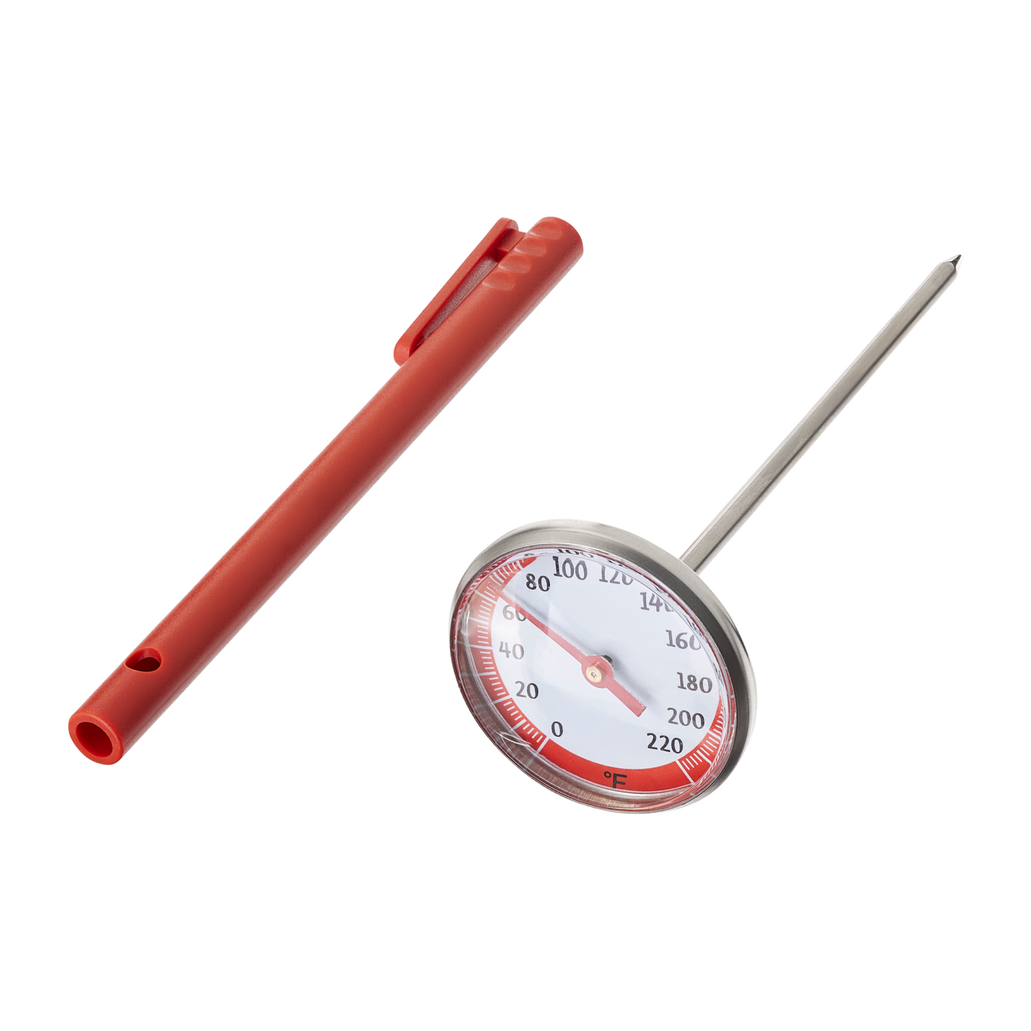 slide 3 of 3, Fire & Feast Instant Read Meat Thermometer, 5.55 ft ft