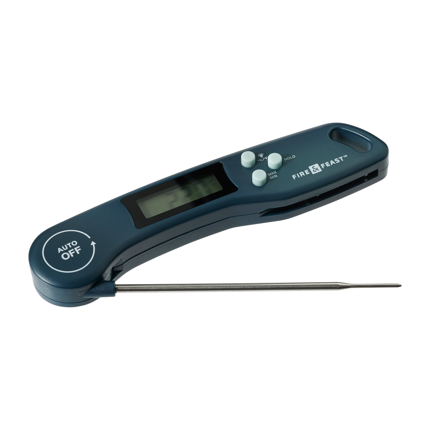 slide 3 of 4, FIRE & FEAST FF Quick-Read Pocket Thermometer, Black, 6.10 ft ft
