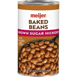 Meijer Brown Sugar Hickory Baked Beans, 28 Oz