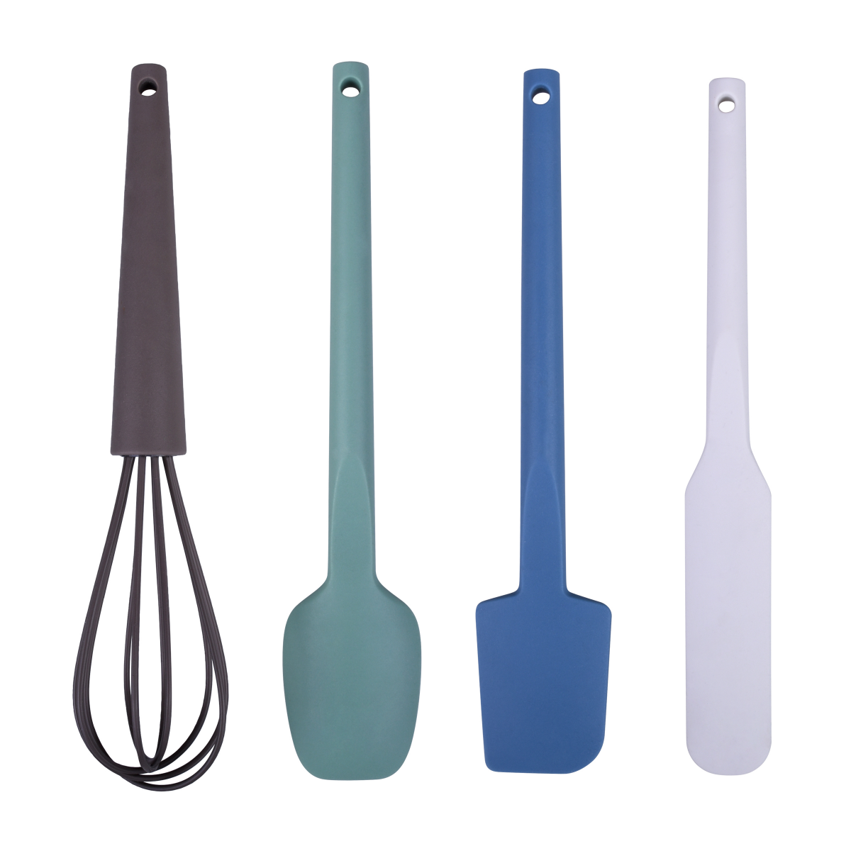 slide 2 of 2, Grand Gourmet Mini Silicone Utensil set, Multi-color, 4 Pieces, 4 ct