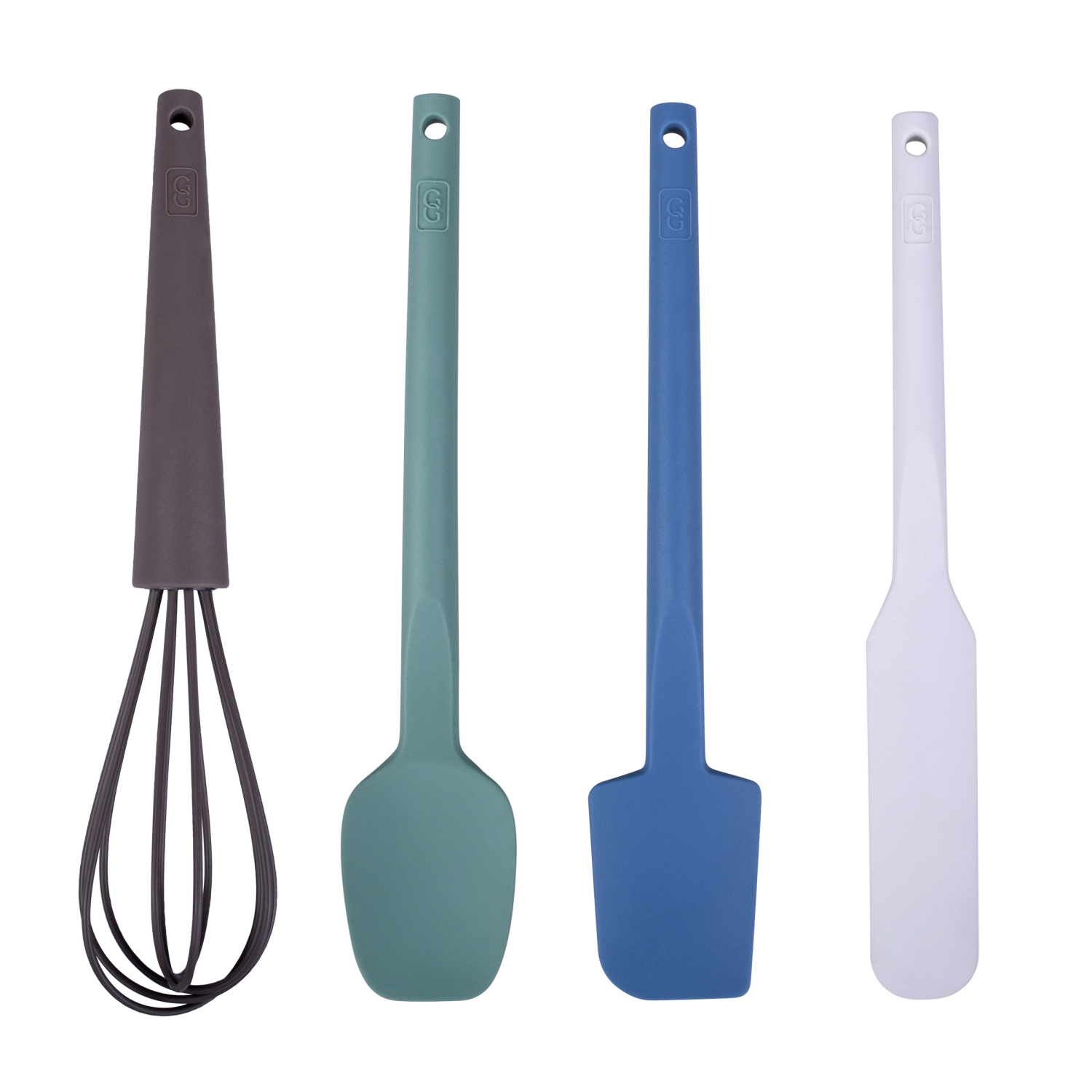 slide 1 of 2, Grand Gourmet Mini Silicone Utensil set, Multi-color, 4 Pieces, 4 ct