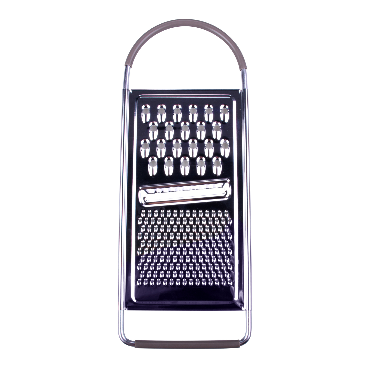 slide 1 of 3, Grand Gourmet Flat Grater, Soft Handle, 11.5 in