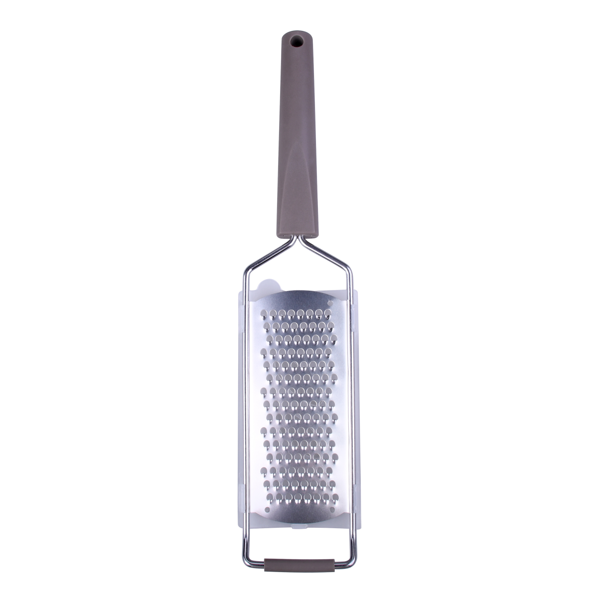 slide 2 of 3, Grand Gourmet Curved Grater, Soft Touch Handle, 12.72 in