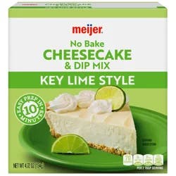 No Bake Cheesecake And Dip Mix, Key Lime Style, 4.72 Oz