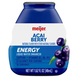 Meijer Acai Berry Energy Liquid Water Enhancer - 1.62 oz