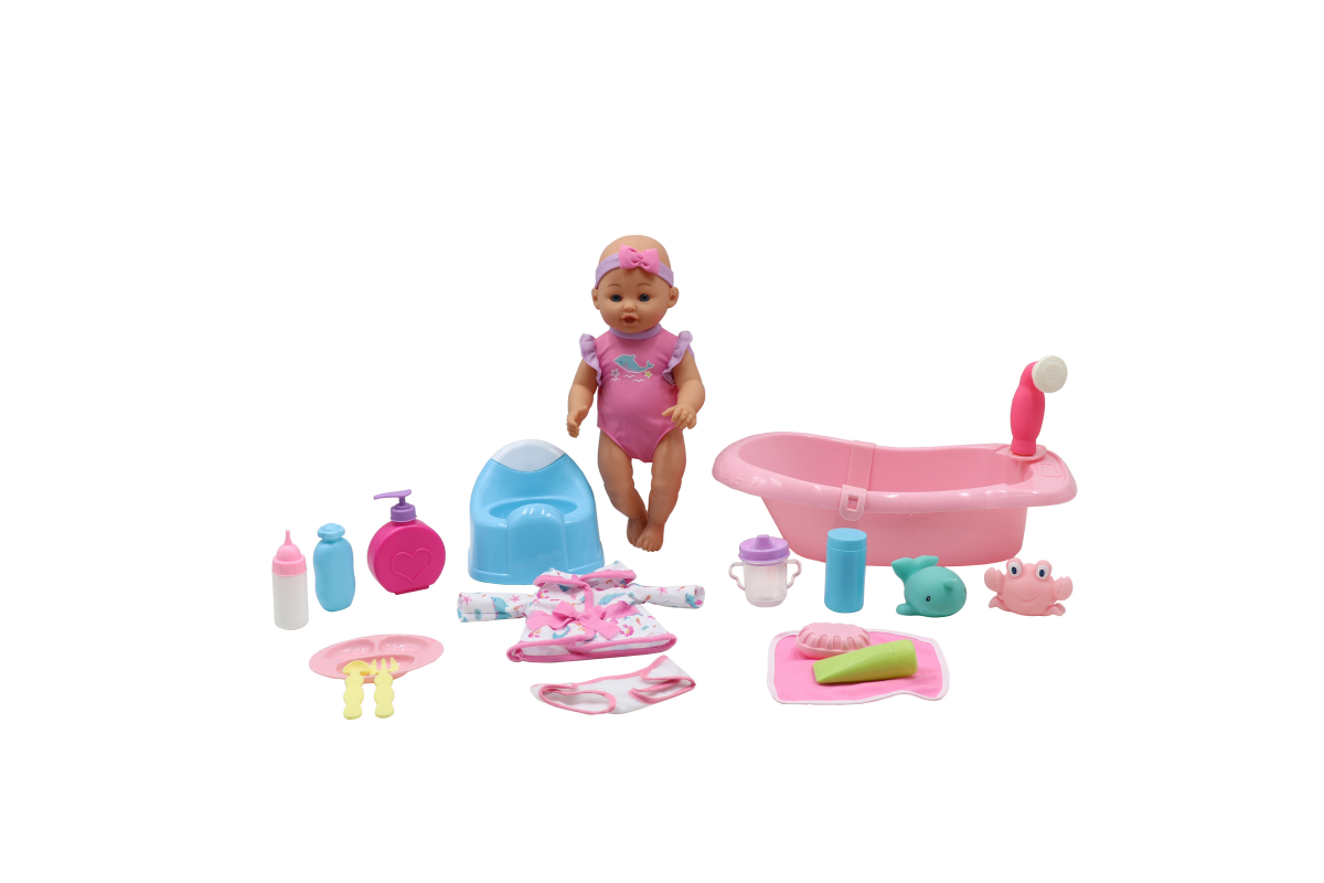 slide 3 of 3, Baby Tender Hearts BTH 14" BABY BATH & CARE SET, 14 in