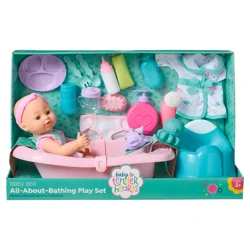 Baby Tender Hearts Baby Bath And Care Set, 14 In, Assorted Colors