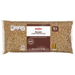 Meijer Long Grain Brown Rice