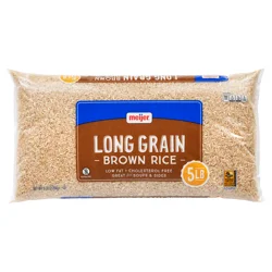 Meijer Long Grain Brown Rice, 5 lbs