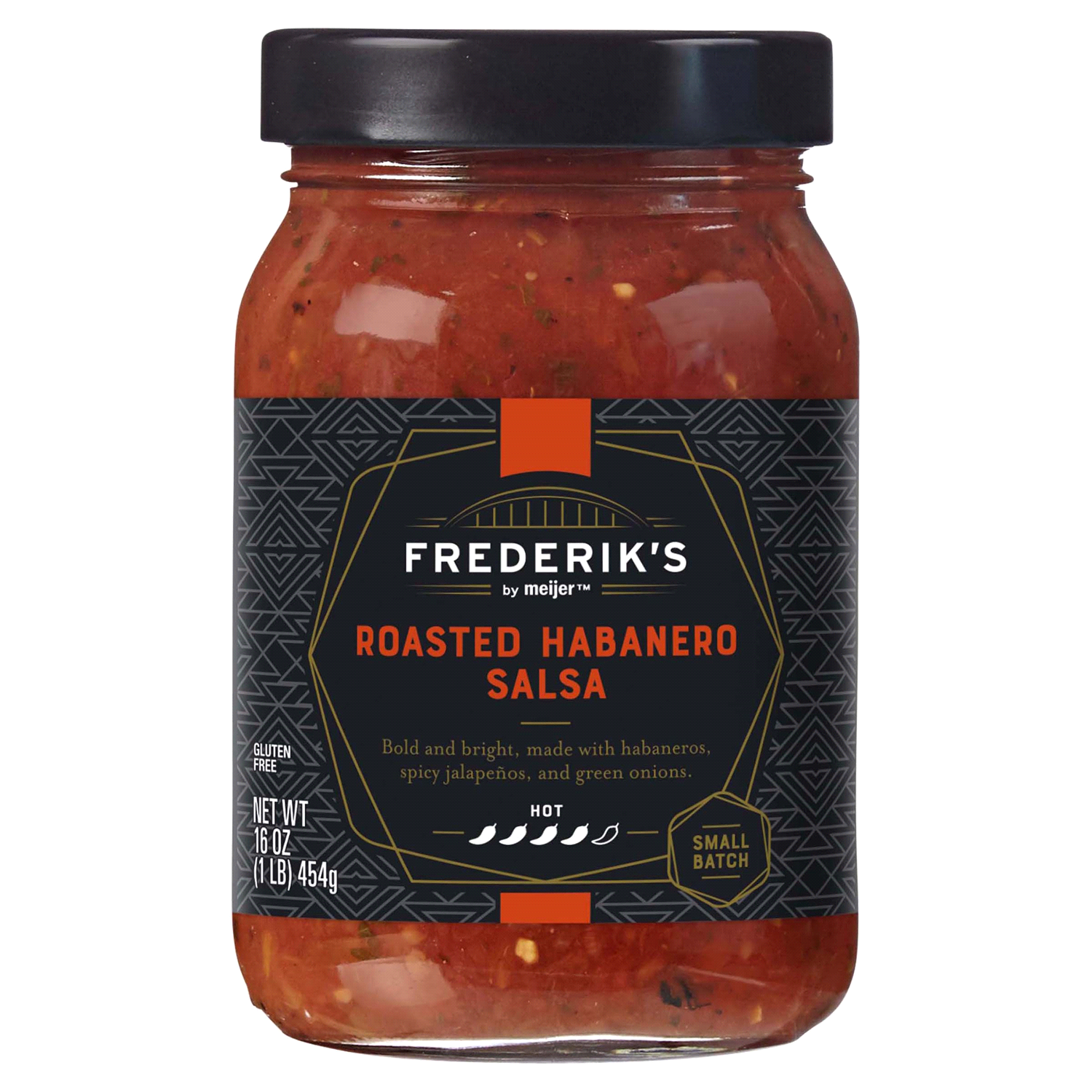 slide 1 of 3, FREDERIKS BY MEIJER Frederik's by Meijer Roasted Habanero Hot Salsa, 16 oz